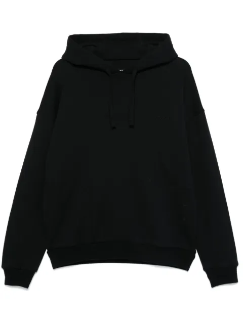 Zegna logo-embroidered hoodie