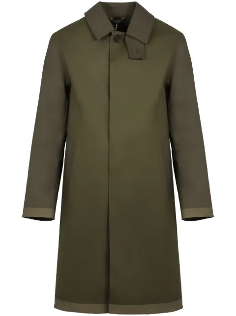 Mackintosh gabardina con botones