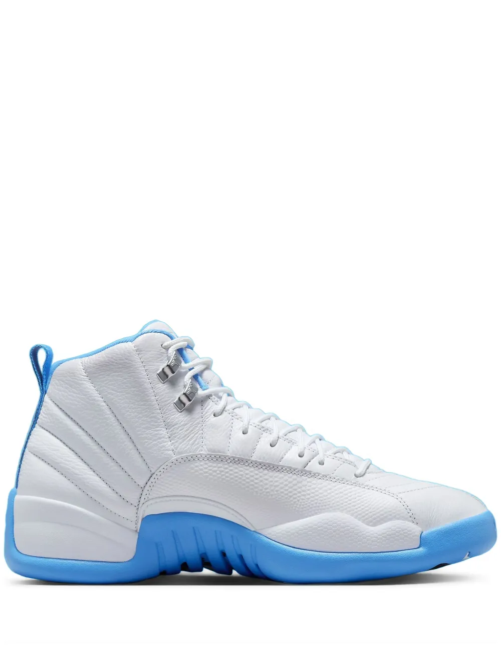 Jordan Air 12 "Melo White University Blue Metallic Silver" sneakers