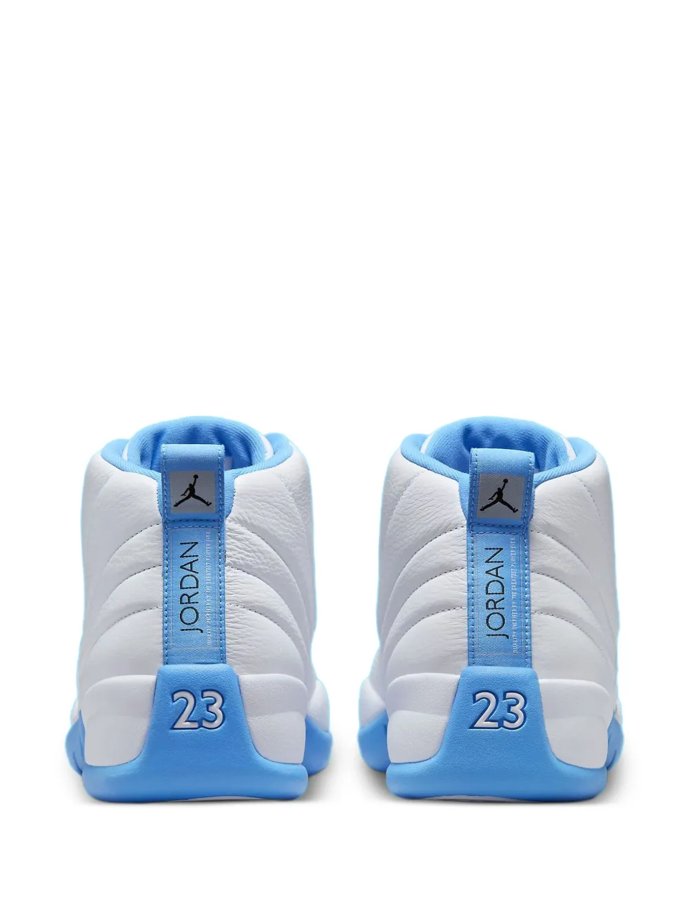 Jordan Air 12 "Melo White University Blue Metallic Silver" sneakers