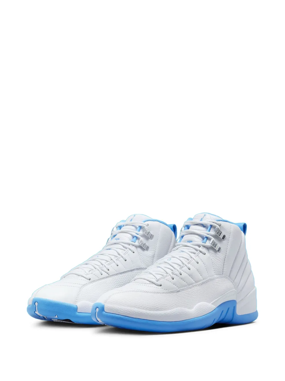 Jordan Air 12 "Melo White University Blue Metallic Silver" sneakers