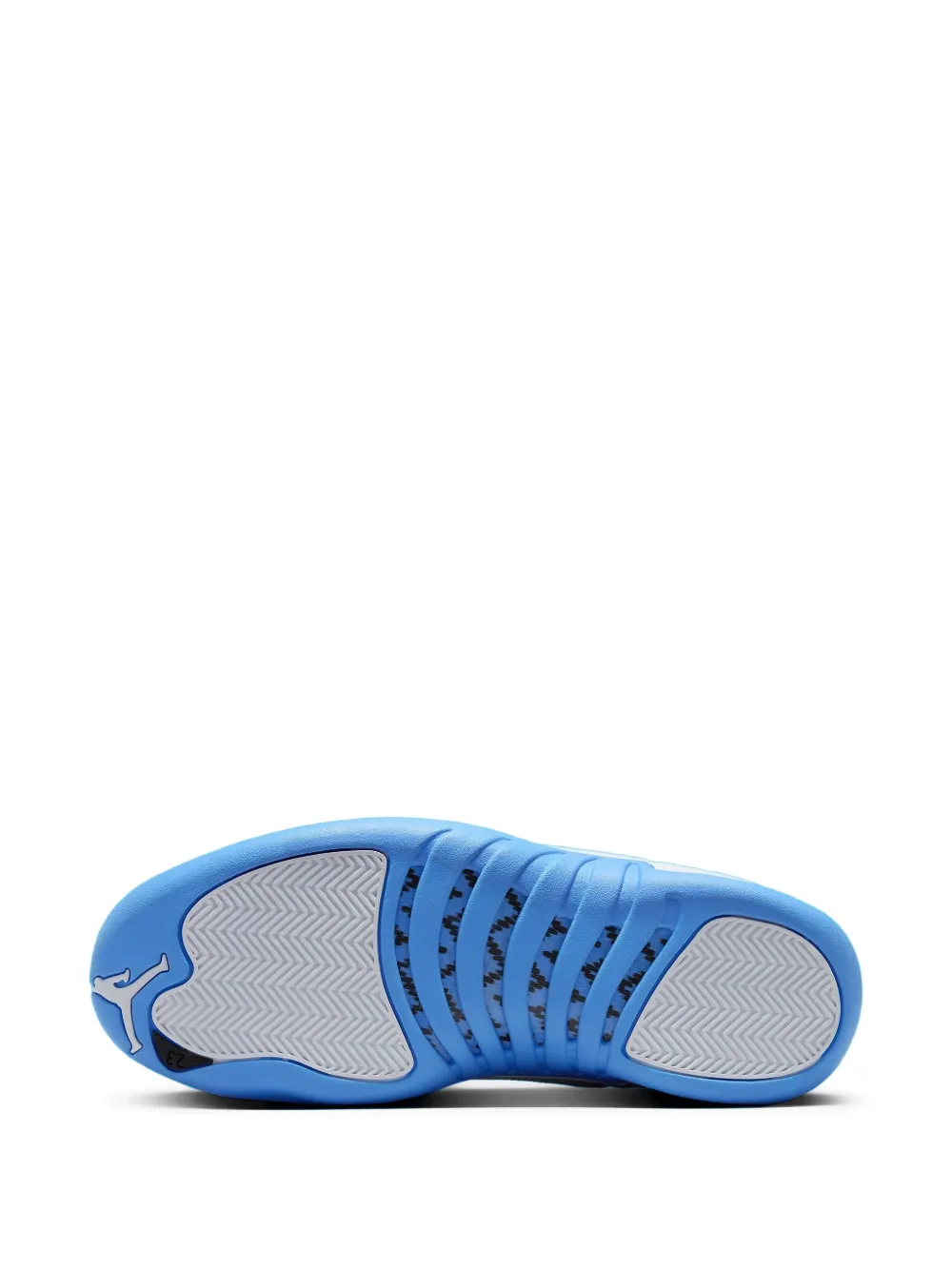 Jordan Air 12 "Melo White University Blue Metallic Silver" sneakers