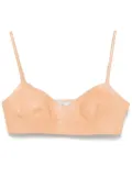 Blumarine leather bralette - Brown