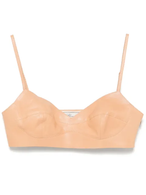 Blumarine leather bralette