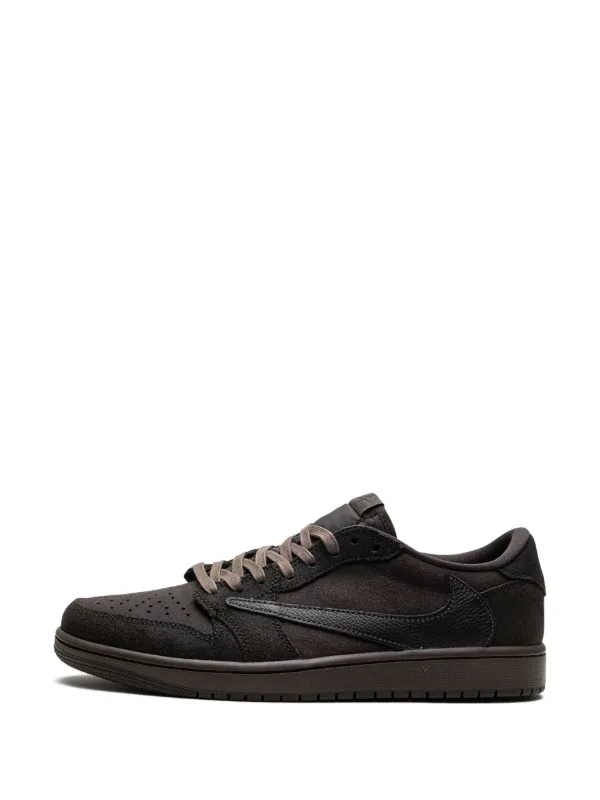 Little Kids' Jordan 1 Low x Travis Scott 'Velvet Brown and
