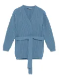 Mi Mi Sol ribbed cardigan - Blue