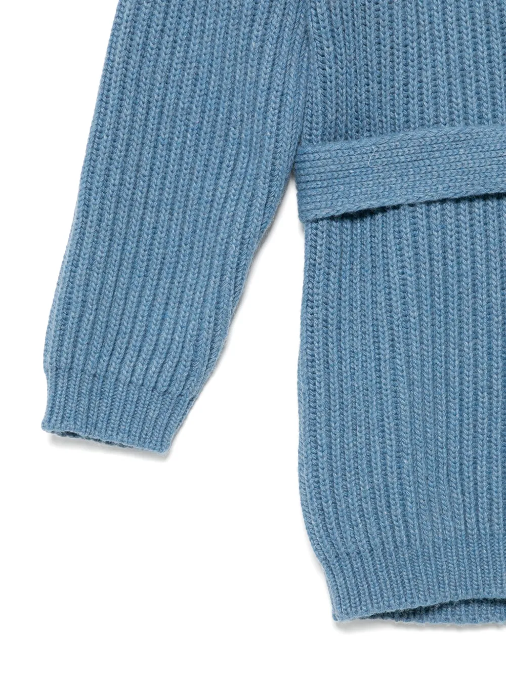 Mi Sol Geribbeld vest Blauw
