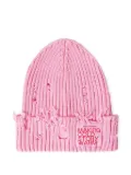 MONOCHROME distressed-effect beanie - Pink