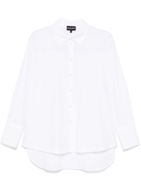 Emporio Armani draped-detail shirt Women