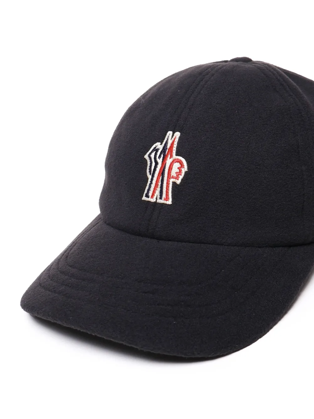 Moncler Grenoble Pet met logopatch Zwart