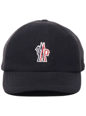 Moncler Grenoble Logo Patch Baseball Cap | Neutrals | FARFETCH IN