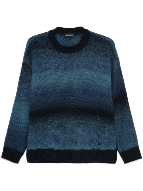 Emporio Armani ombre-effect sweater Men