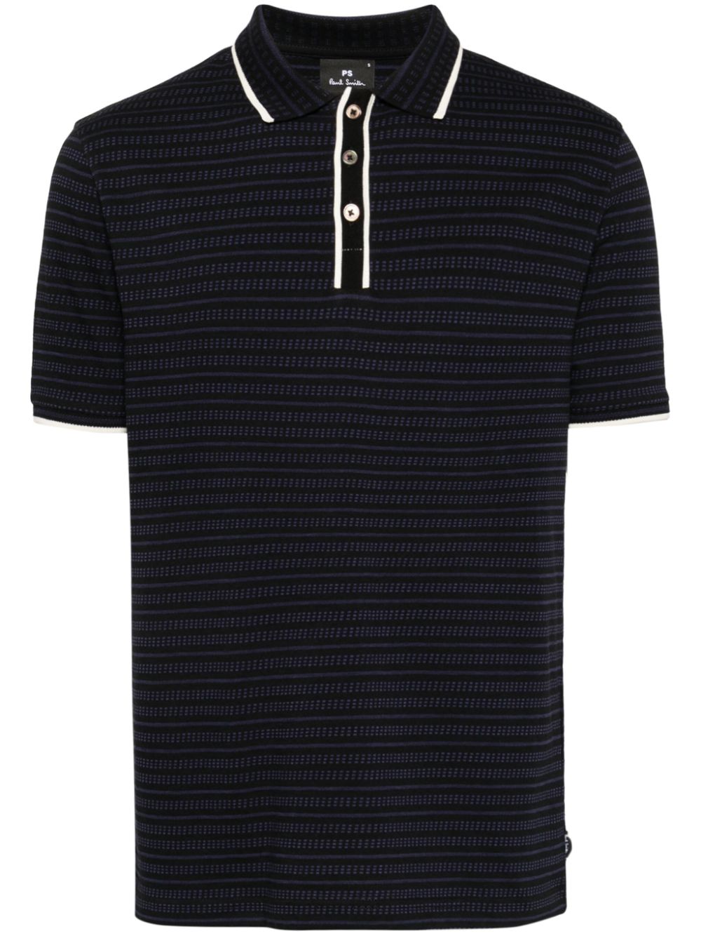 striped polo shirt