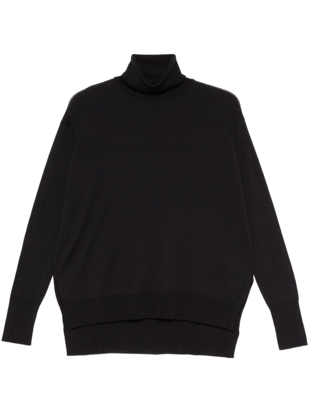 Shop John Smedley Mallery Sweater In Black