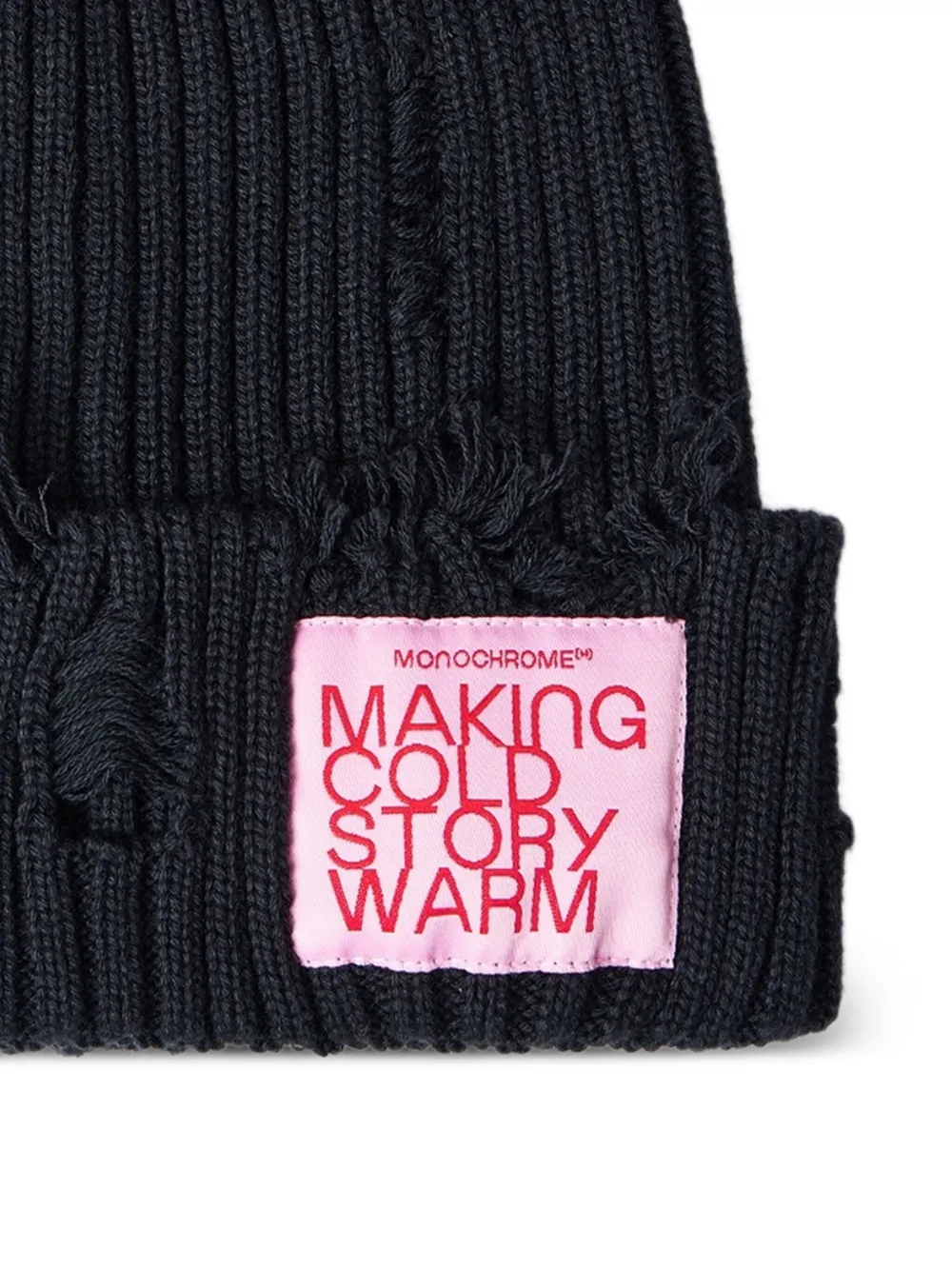 MONOCHROME distressed-effect beanie | Women | Image 2