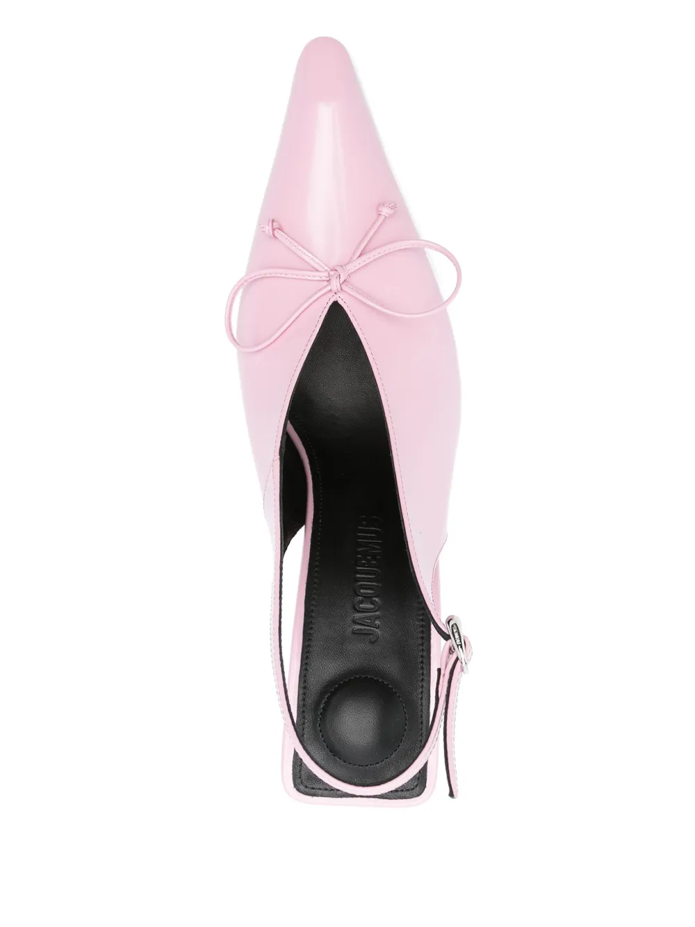 Jacquemus 110mm Les Slingbacks Cubisto pumps Roze