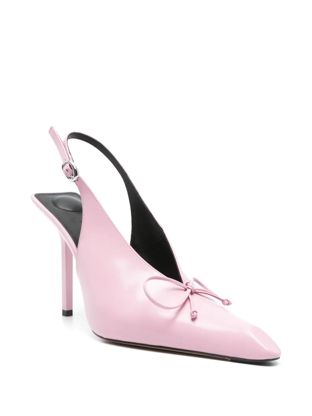 Jacquemus 110mm Les Slingbacks Cubisto pumps - Roze