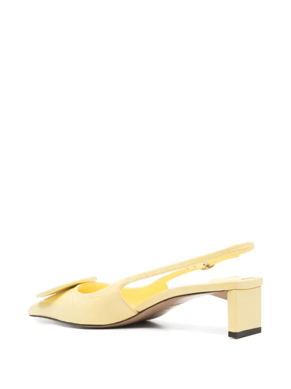 Jacquemus Les Slingbacks Duelo Pumps | Yellow | FARFETCH