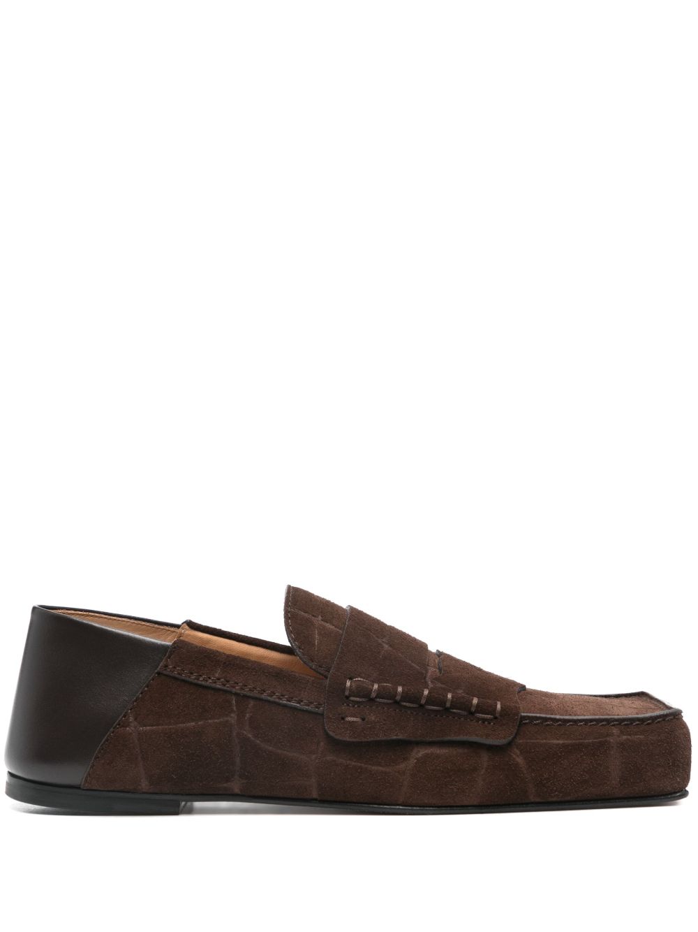 Jacquemus Les Mocassins Carre mocassins Bruin