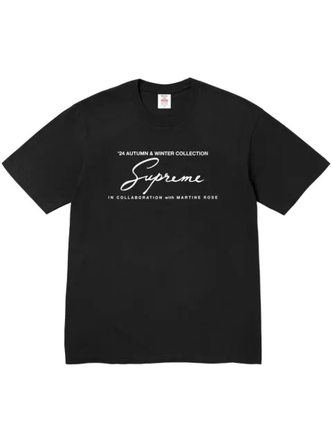 Supreme playera de Signature Twisted x Martine Rose