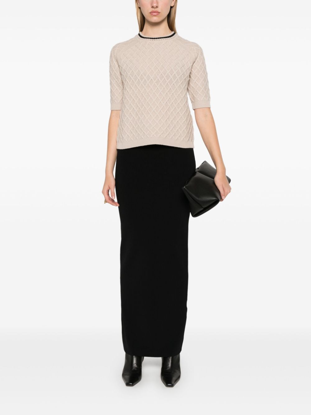 Shop 's Max Mara Tibet T-shirt In Neutrals