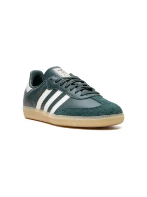 adidas gazelle silver green womens BOMBER - FOREST GREEN/GUM