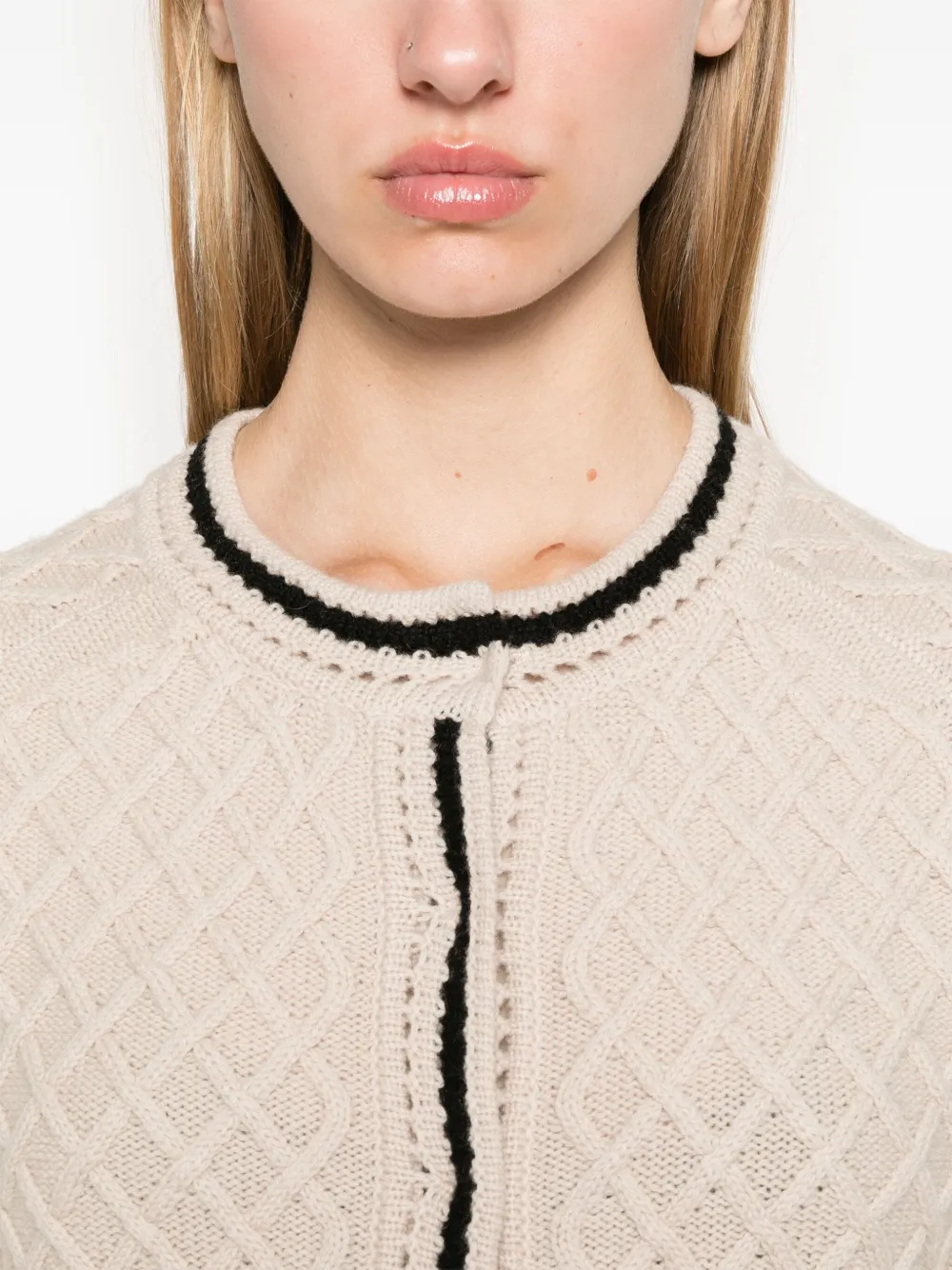 Shop 's Max Mara Baviera Cardigan In Neutrals
