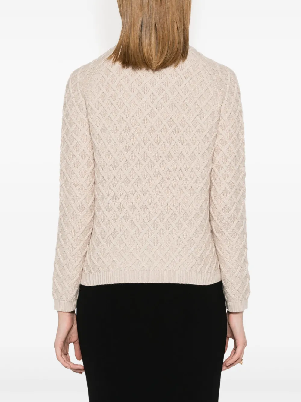 Shop 's Max Mara Baviera Cardigan In Neutrals