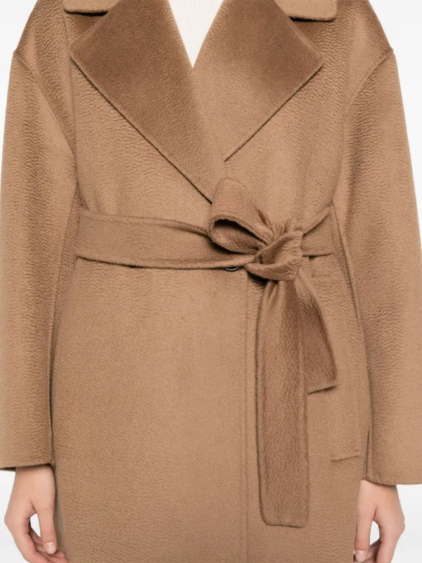 【送料&関税込】'S Max Mara Camel Wool Blend Manuele Coat S MAX MARA - Manuele wool and cashmere coat Camel - The Corner