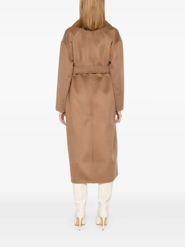 【関税&送料込】'S Max Mara S Max Mara Manuele Coat In Wool S Max Mara Manuele Coat | Brown | FARFETCH RO