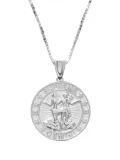 Supreme x Jacob&Co Zodiac Gemini sterling silver pendant necklace