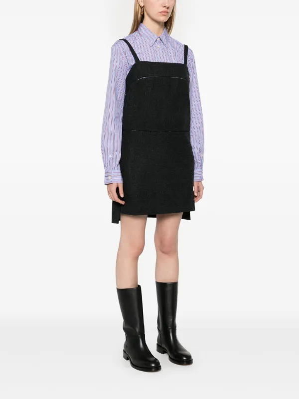 マックスマーラ LEALE ウール フェルト ミニ ドレス ワンピース Max Mara Leale ミニドレス | グレー | FARFETCH JP