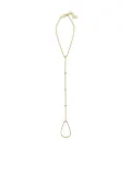 Jewels Aficionado 18kt yellow gold diamond hand chain