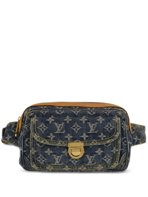 Louis Vuitton Pre-owned 2007 Monogram Denim Belt Bag in Blue