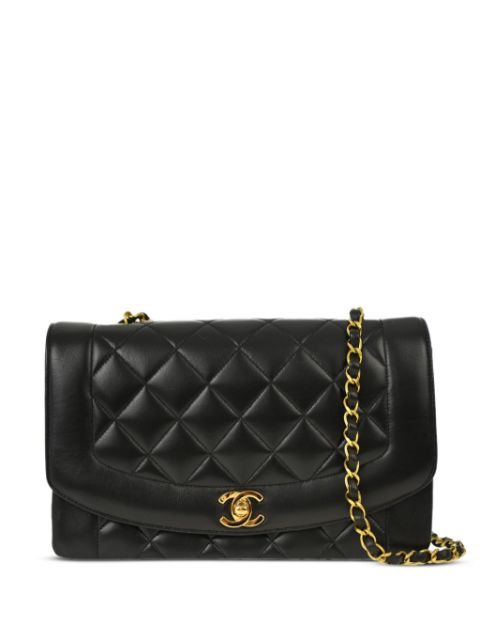 HOT SALE CHANEL 1995 medium Diana shoulder bag Women