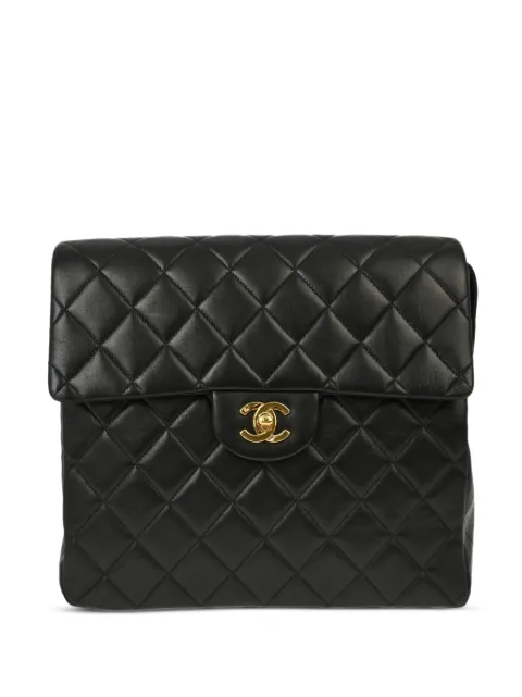 HOT SALE CHANEL 1997 CC turn-lock backpack Women