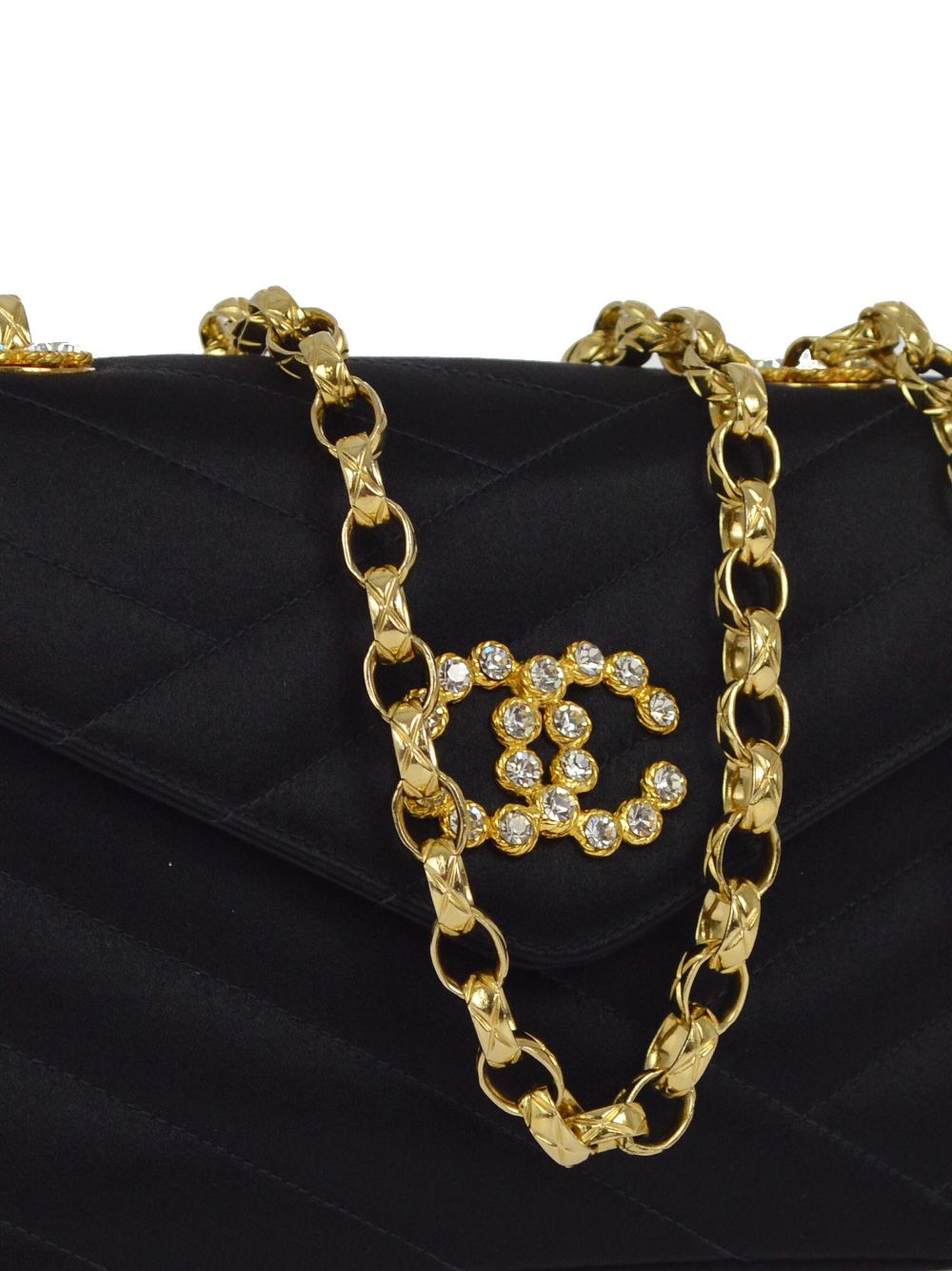 CHANEL 1990 Bias Stitch shoulder bag Women