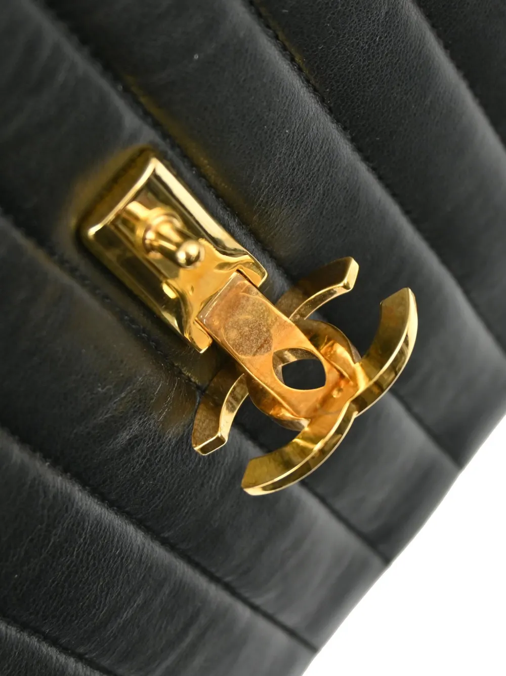 CHANEL PreOwned 1992 Kelly Handbag Black FARFETCH