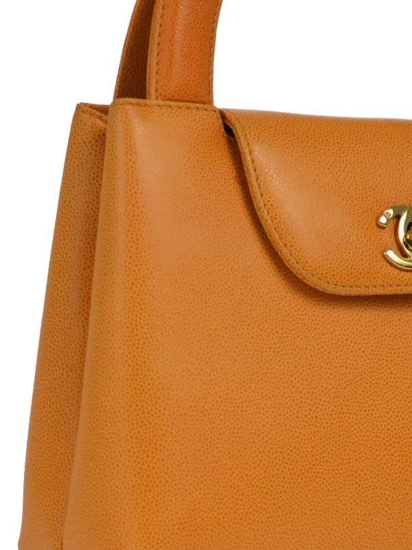 CHANEL Pre-Owned 1998 Kelly Handbag Orange FARFETCH IN