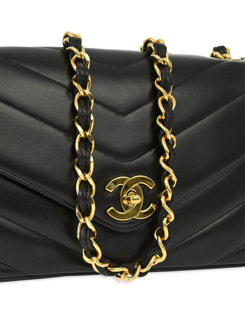 CHANEL 1995 V-stitch Classic Flap shoulder bag Women