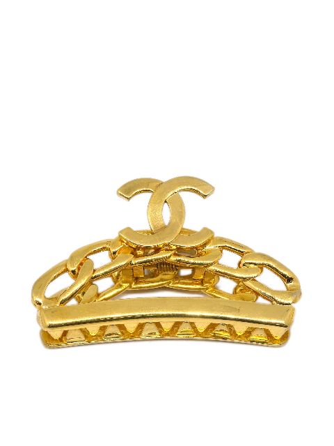 CHANEL 1998 CC Chain-link hair clip Women