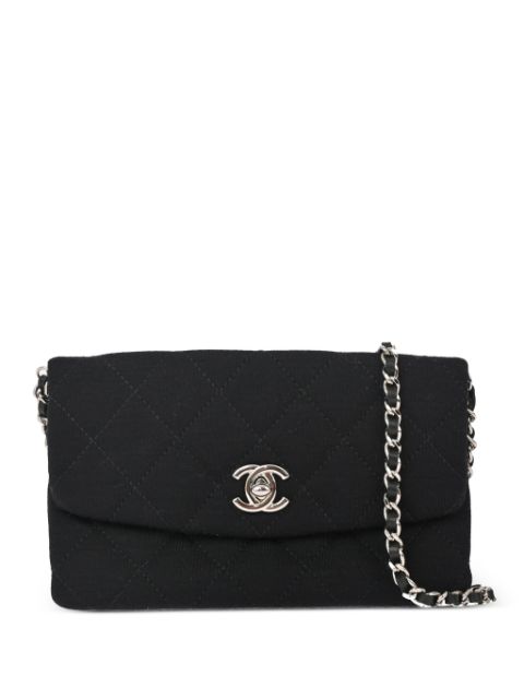 Cheap HOT SALE CHANEL 2011 CC turn-lock diamond-quilted shoulder bag Women