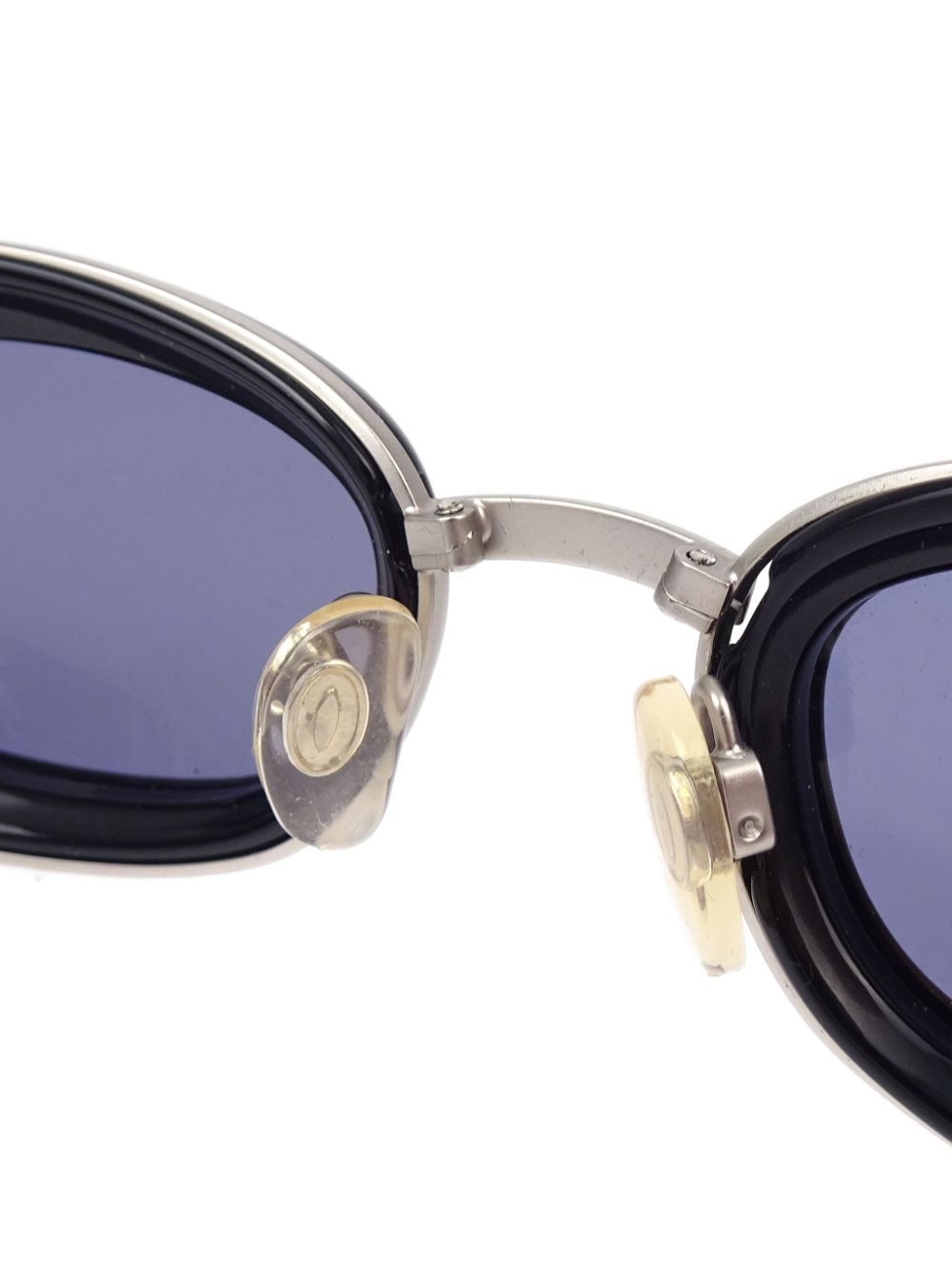 CHANEL 1990-2000s oval-frame sunglasses Women