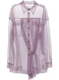 ACT Nº1 sheer shirt - Purple