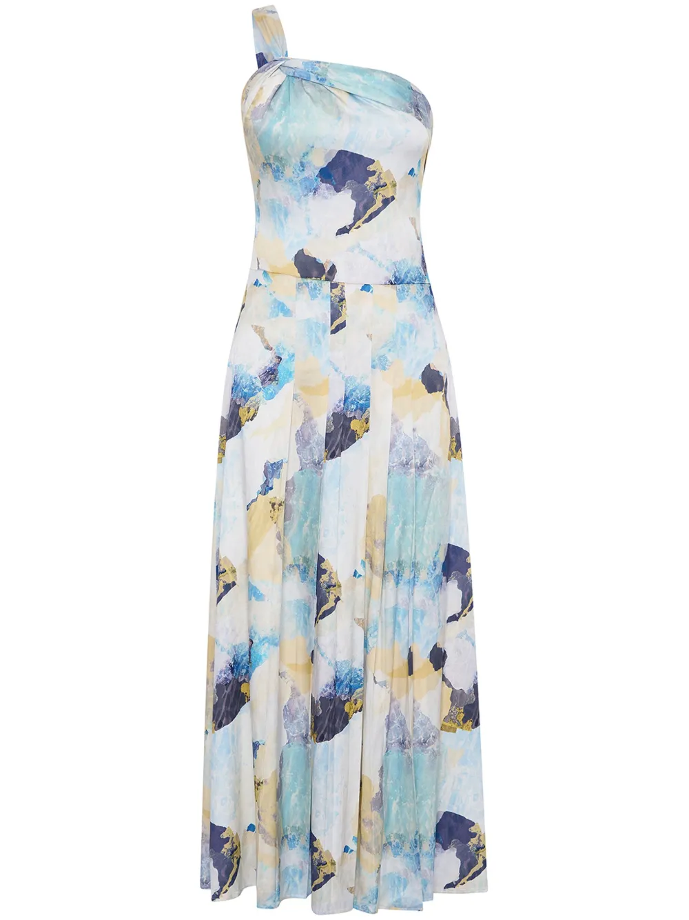 Anna Quan Rosa midi-jurk Wit