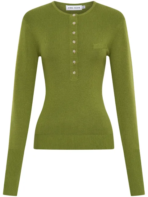 Anna Quan button-down collar t-shirt 