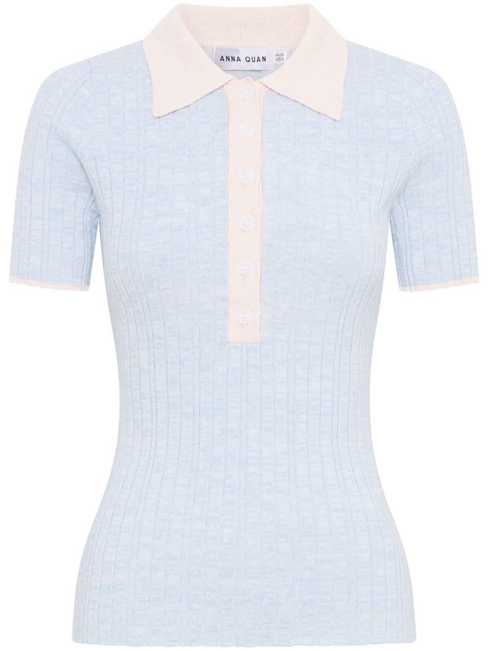 Anna Quan Zota polo shirt - Blue