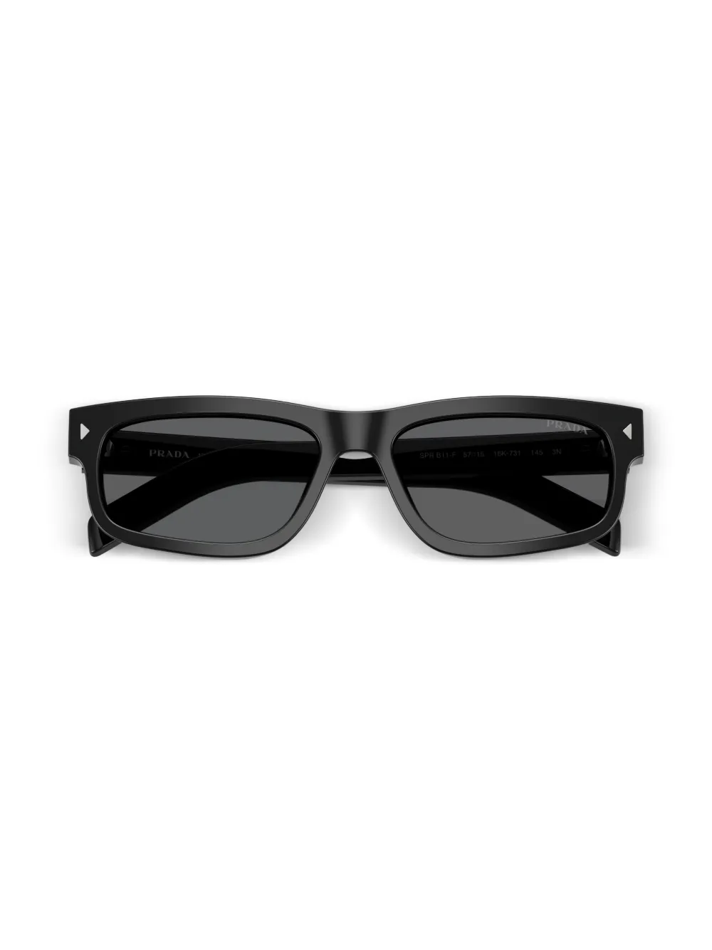 Prada Eyewear Zonnebril met geometrisch montuur Zwart