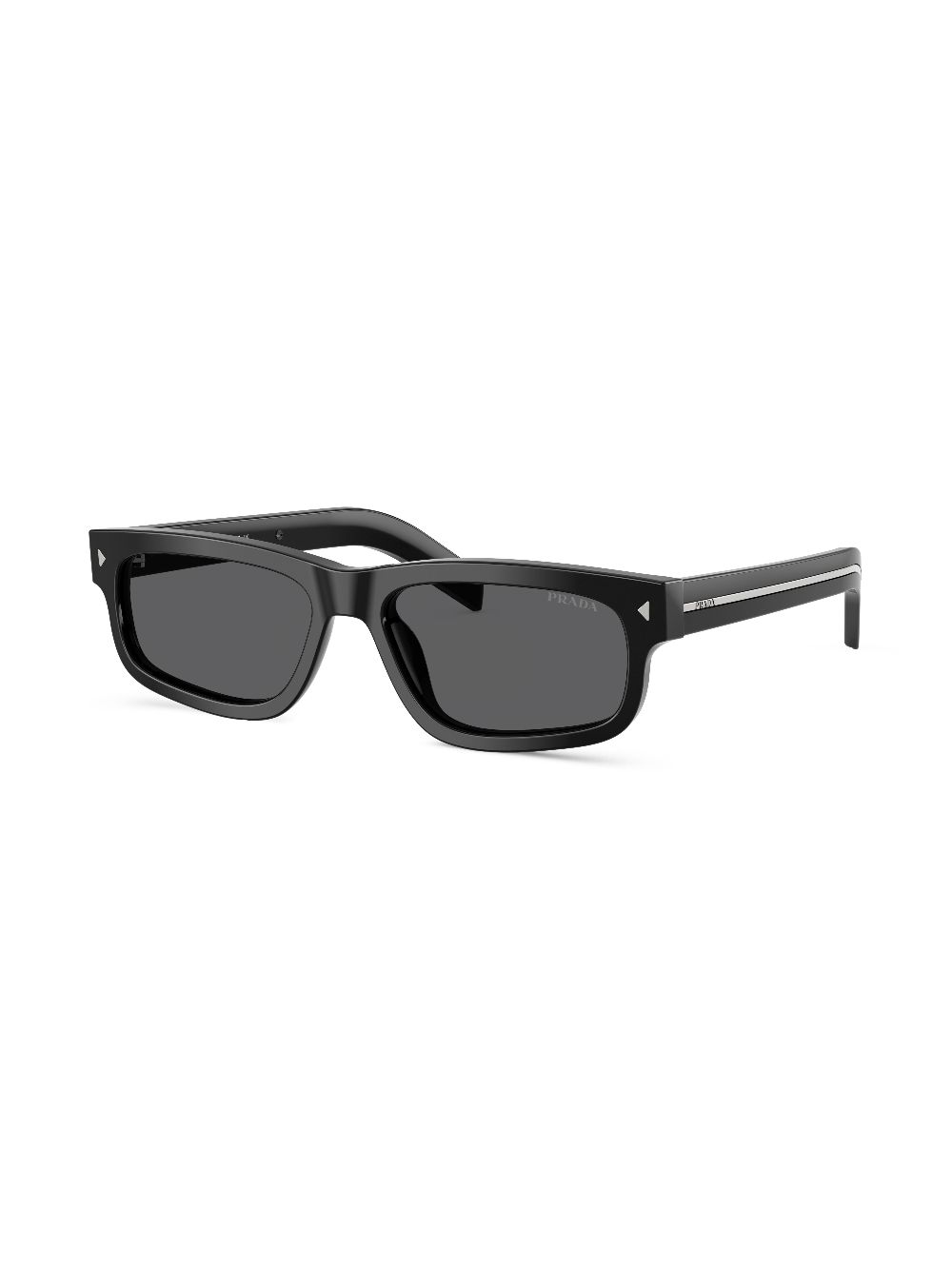 Prada Eyewear geometric-frame sunglasses - Black