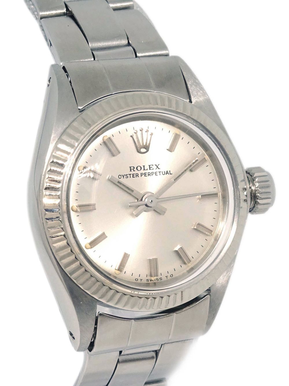 Rolex 1971 pre-owned Oyster Perpetual 24 mm horloge - Beige